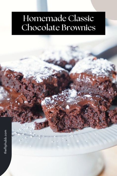 These simple, chocolatey, classic fudgy brownies are a must-try DIY treat! If you’re looking for the perfect homemade brownie recipe, this is it—chewy, decadent, and truly irresistible. Perfect for gatherings or as a sweet indulgence, these moist brownies with icing are sure to be a hit. Add this best-ever chocolate brownie recipe to your fall or holiday dessert collection for a crowd-pleasing treat! The best homemade classic chocolate brownie recipes to make for Christmas holidays. Brownies With Icing, Chocolate Brownie Recipes, Quick Brownie Recipe, Best Chocolate Brownies, Dessert Recipes Christmas, Quick Yummy Desserts, Chocolate Treats Easy, Homemade Brownie Recipe, Yummy Brownies