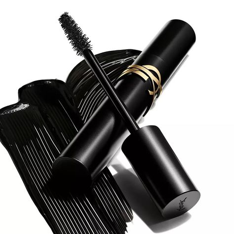 A couture mascara with an oversized brush and fragrance-free paraben-free formula for intense color and extreme volume with up to all-day wear Makeup Ysl, Yves Saint Laurant, Ysl Mascara, Ysl Makeup, Yves Saint Laurent Makeup, Beauty Lash, Ysl Beauty, Eye Mascara, Catherine Deneuve