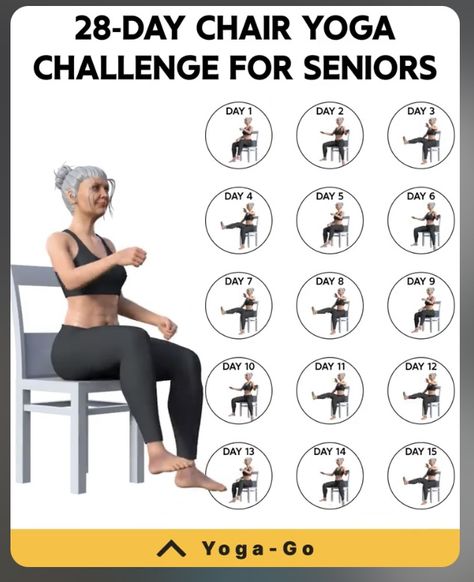 Chair Based Exercises, Yoga Chair Exercises For Seniors, 28 Day Chair Yoga Challenge, Senior Chair Yoga Free, 28 Day Chair Workout Challenge, 28 Day Chair Yoga For Seniors Free, Free Chair Yoga For Seniors, Chair Yoga For Seniors Printable, Chair Yoga Challenge