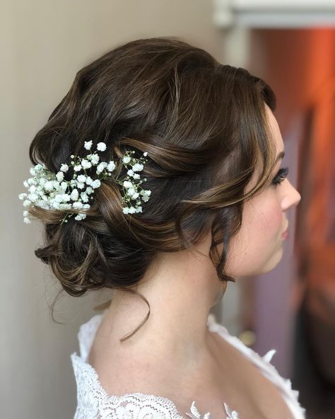 Bridesmaid Hairstyle, Bridesmaids Hair, Medium Length Hair, Opening Day, Wedding Hair And Makeup, Length Hair, Bridesmaid Hair, Up Hairstyles, Wedding Hair