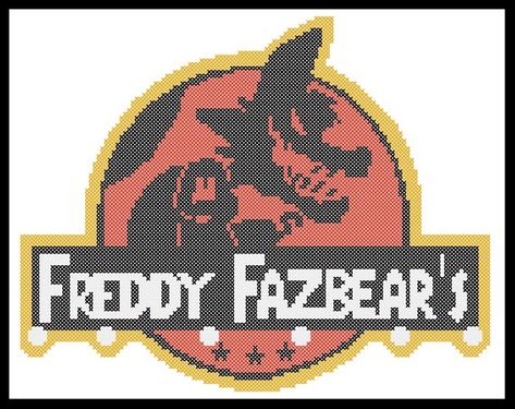 Video Game Cross Stitch, Game Cross Stitch, Fnaf Foxy, Graph Crochet, Fnaf Wallpapers, Freddy Fazbear, Fnaf Funny, Fnaf Art, Cross Stitching