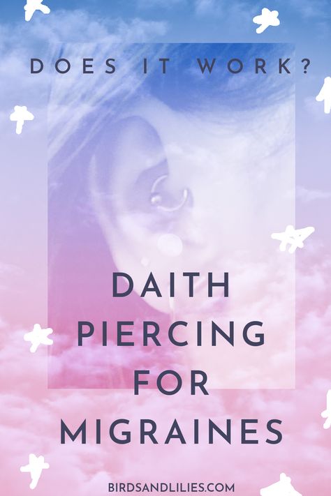 A Daith piercing is said to help with migraines in the same way as acupuncture - targeting pressure points on the body’s surface to ease discomfort. Click the post to find out more. Ear Piercings Migraine Relief, Piercings For Migraines, Ear Piercings To Help Migraines, Daith Piercing For Migraines, Daith Piercing Jewelry Migraine Relief, Migraine Piercing Daith, Daith Piercing Migraine, Migraine Pressure Points, Spiritual Meaning Of Migraine