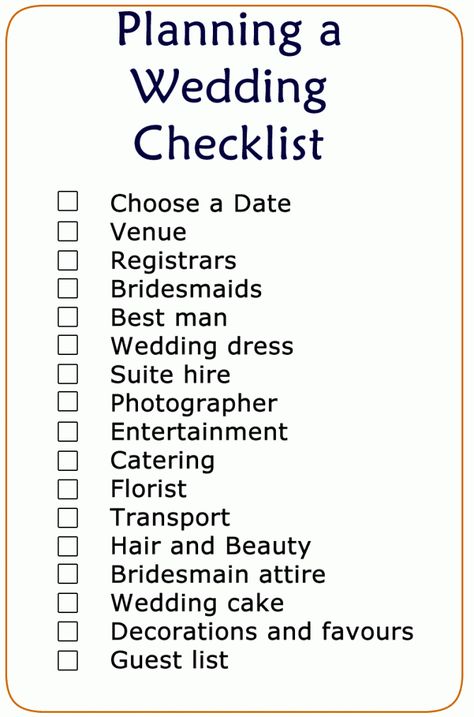 Simple Wedding Checklist Wedding Checklist Simple, Basic Wedding Checklist, Simple Wedding Checklist, Basic Wedding, Wedding Checklist Printable, Wedding Planner Checklist, Wedding Day Checklist, How To Dress For A Wedding, Wedding To Do List