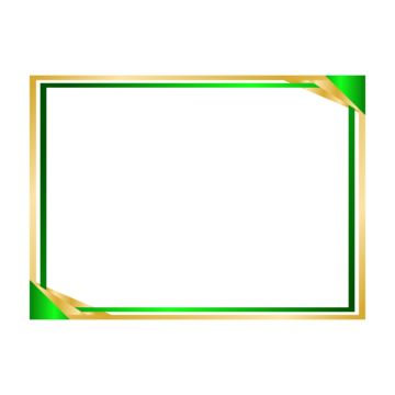 Certificate Border Design Frames, School Certificate Design, Green Border Design, Awards Certificates Design, Green Certificate, Certificate Graduation, Appreciation Certificate, School Certificate, Blank Certificate Template