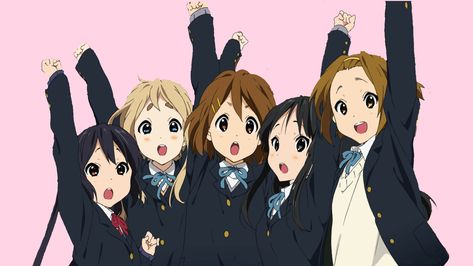 Yui ritsu mio mugi azusa pink k-on! Hokago teatime K On Twitter Header, K On Laptop Wallpaper, K On Desktop Wallpaper, K On Pc Wallpaper, K On Wallpapers, K-on Icons, Kanye West Wallpaper, Dark Kawaii, Anime Wall Prints !!