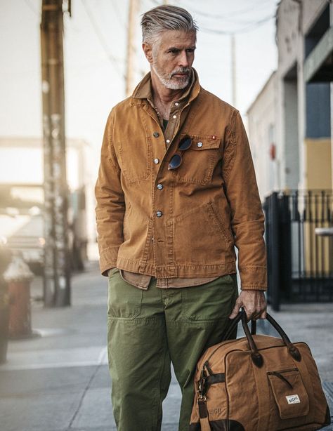 Solid construction with heavy-duty vintage zips and fittings for that signature &SONS style. Vintage Military Uniforms, Lazy Sunday Morning, Create Shirts, Chore Jacket, Lazy Sunday, Dark Tan, Vintage Military, Spring Jackets, Military Uniform