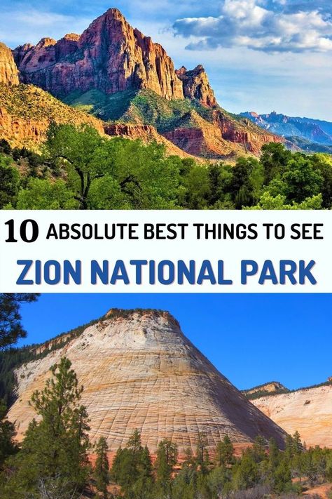 Best things to see and do in Zion National Park Hiking The Narrows, National Park Lodges, National Parks America, Angels Landing, Bryce Canyon National Park, Utah National Parks, Text Overlay, Arches National Park, Mountain Climbing