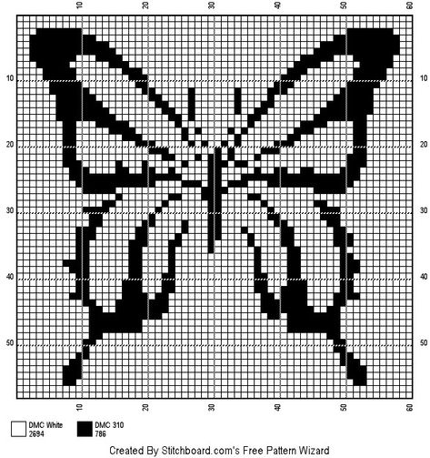 Crochet Butterfly Graph, Butterfly Knitting Chart, Butterfly Pixel Grid Crochet, Butterfly Alpha Grid, Crochet Grid Patterns Butterfly, Alpha Patterns Crochet Butterfly, Pixel Butterfly Pattern, Butterfly Crochet Grid, Crochet Butterfly Tapestry