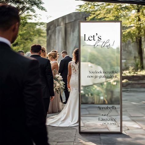 Wedding sign decals for welcome, guestbooks, cards & gifts, and open bar in gold, white, and black. #weddingsigndecals #weddingdecor . #Gold_White_And_Black_Wedding #White_And_Black_Wedding #Mirror_Wedding_Signs #Wedding_Decals Gold White And Black Wedding, White And Black Wedding, Mirror Wedding Signs, Wedding Decals, Mirror Window, Wedding Mirror, Open Bar, Gifts Sign, Wedding Signage