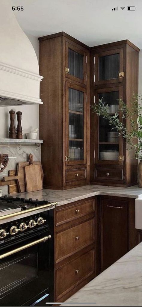 Spanish Revival Kitchen Cabinets, Old World Interior Design Modern, Old World Style Kitchen, Black Lower Cabinets Wood Upper, Arched Kitchen Cabinets, Update Old Kitchen Cabinets, Tudor Style Kitchen, Old World Interior Design, Room Hypebeast