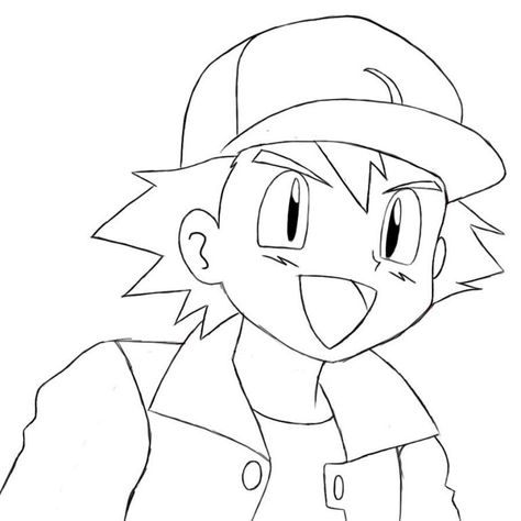 ▷ Dibujos de Pokémon para dibujar, colorear, pintar e imprimir How To Draw Ash, Ash Drawing, Easy Pokemon Drawings, Pikachu Drawing, Pokemon Sketch, Pikachu Art, Gravity Fall, Easy Cartoon Drawings, Pokemon Theme