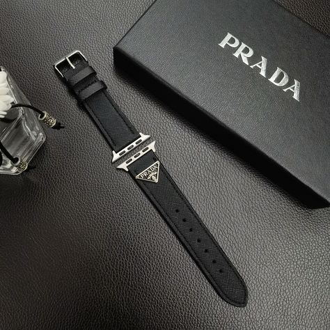 Elevate your style with our stunning wrist watch collection! ⌚✨ Click the link to explore a variety of elegant timepieces that perfectly blend fashion and functionality. Whether you’re looking for a classic design or a modern smartwatch, we have something for everyone. Don’t miss out—find your perfect wrist watch today! ☆ Luxury Leather Strap Watch Band For Formal Occasions, Luxury Durable Black Watch Bands, Prada Watch, Apple Wrist Watch, Apple Watch Leather Band, Pr Design, Apple Watch Design, Apple Watch Leather, Fitness Tracking