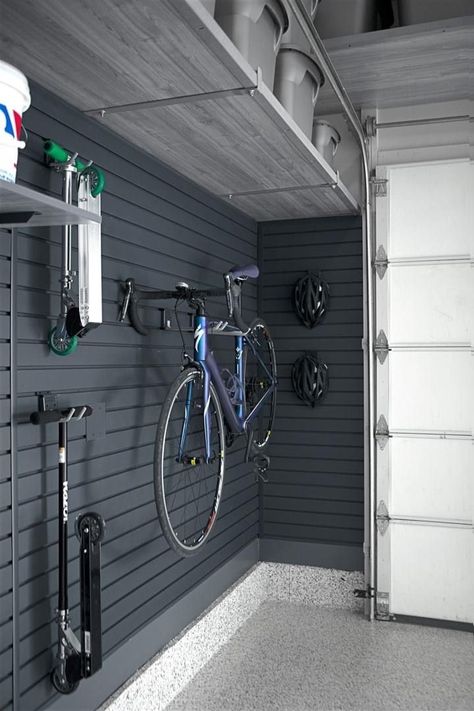 Garage Storage Plans, Casa Garage, Garage Wall Storage, Garage Storage Inspiration, Garage Design Interior, Garage Organization Tips, Garage Organisation, Home Gym Garage, Haint Blue