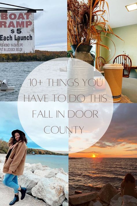 Fall is here and Door County, Wisconsin is full of changing trees, coffee shops calling your name, and amazing things to do in the crisp fall air. Fall is a season you will not want to miss! Door County Wi, Door County Wisconsin, Midwest Travel, Best Coffee Shop, In Door, Door County, Fall Is Here, Coffee Shops, Special Places