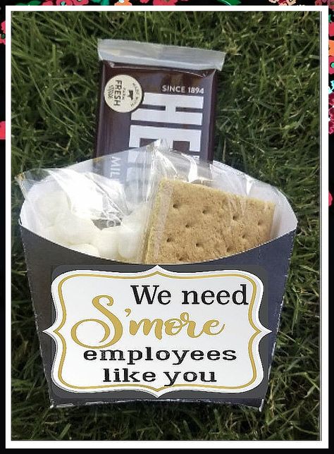 Gift Labels - Get it while it is still available - So take action right now! Click to visit! Smores Gift, Customer Appreciation Gifts, Appreciation Gifts Diy, Staff Appreciation Gifts, Teacher Appreciation Gifts Diy, Branding Company, Volunteer Appreciation, Company Picnic, Dessert Party