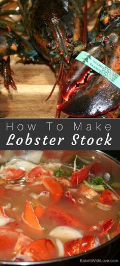 Lobster Broth, How To Make Lobster, Lobster Chowder, Lobster Stock, Lobster Party, Jeffrey Combs, Lobster Risotto, 7 Fishes, Lobster Dishes