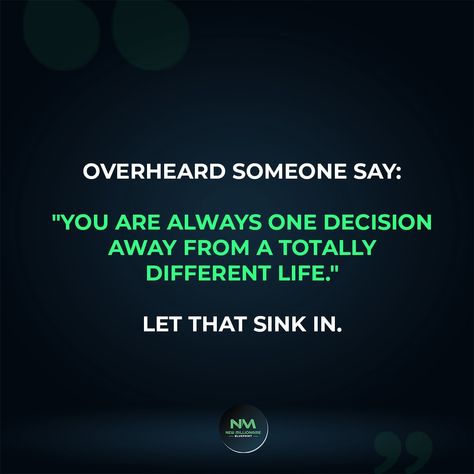 We’re not always aware that every decision we make has consequences. Sooner or later. Each decision we make on a daily basis either adds value to our day or takes value away from our day. Everything in your life is a reflection of a choice you’ve made. If you want a different result, make a different choice. Remember, decisions determine destiny 🙏 Like ❤|Comment 💯|Share 🔥 Follow 👉thenewmillionaireblueprint Follow 👉thenewmillionaireblueprint Follow 👉thenewmillionaireblueprint • • • • • • #B Every Decision Has Consequences, Decisions Determine Destiny, Like Comment Share, Sink In, Destiny, Life Is, Let It Be, Quotes, Quick Saves