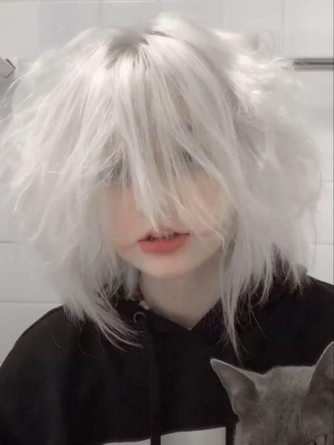 White Hair, The Day, Hair, White, Black