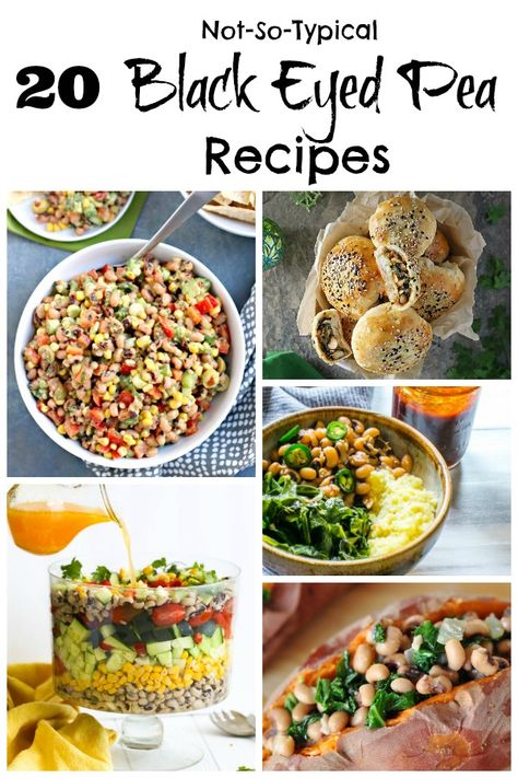 20 Black Eyed Pea Recipes to Rock your New Year Black Eyed Pea Recipes, Dry Beans Recipe, Black Eyed Pea Soup, Pea Fritters, Sweet Potato Cornbread, Cornbread Casserole Recipe, Black Eyed Peas Recipe, Black Eyed Pea, Pulled Pork Leftovers