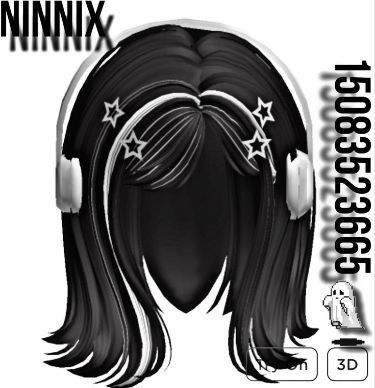 Ninnix Roblox Code, Diy Nose Rings, Black Hair Id Roblox, Dibujos Baby Shower, Brown Hair Roblox, Bloxburg Decals Codes Wallpaper, Y2k Hair, Roblox Code, Aesthetic Roblox Royale High Outfits