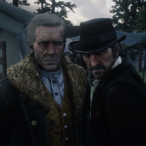 hosea & dutch taken by me Dutch And Hose, Cowboy Matching Pfp, Dutch And Arthur, Hosea X Dutch Rdr2, Dutch Rdr2, Dutch X Hosea, Rdr2 Hosea X Dutch, Hosea Matthews, Rdr2 Hosea