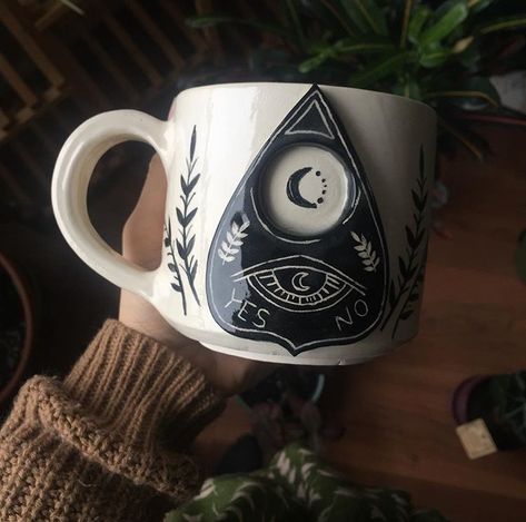 @potterywitch #potterywitch #pottery #witch #ouija #witchcraft #homedecor #mugs Remodel Closet, Creation Art, Fete Halloween, Ceramic Clay, Pottery Painting, Cute Mugs, Cups And Mugs, Most Powerful, Clay Art