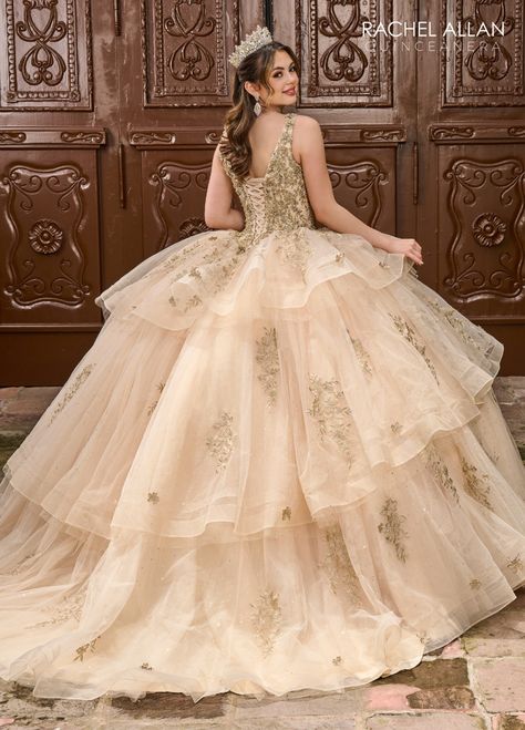 Quinceanera dresses, sweet 16 dresses, ball gowns, girl fashion, women fashion Quinceanera Dresses Gold, Mary's Bridal, Cinderella Divine, Royal Colors, Dresses Quinceanera, Rachel Allan, Quinceanera Dress, Ball Gown Skirt, 16 Dresses