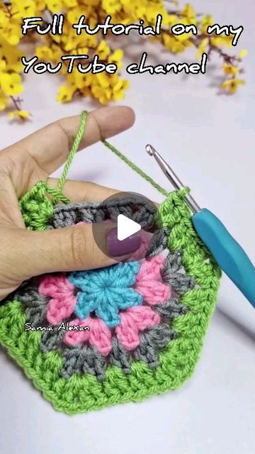 Samia Alexan on Instagram: "Crochet, Hexagon granny  Hey everyone! I just couldn't wait to share my latest obsession with you all: the stunning Crochet Hexagon Granny 😍 Whether you're a seasoned crocheter or just starting your journey, the hexagon granny is a must-add to your crochet repertoire!  📏 Why Hexagons?  Hexagons are a game changer in the crochet world! Their unique six-sided shape creates beautiful patterns and allows for endless possibilities. The interlocking design provides a lovely texture, and when you combine different colors, the results are simply breathtaking!   🧣 Blankets  Imagine wrapping yourself in a colorful hexagon granny blanket that you made with love! The possibility to mix and match colors means your blanket can be as vibrant or as subtle as you like. Each h Hexagon Granny Square Pattern, Granny Hexagon Crochet, Six Sided Shape, Crochet Hexagon Blanket, Granny Cardigan, Hexagon Crochet Pattern, Tab Crafts, Trendy Scarf, Pop Tab Crafts