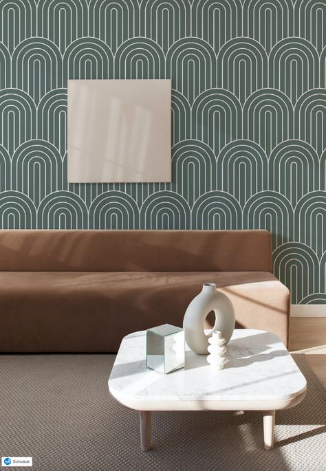 Transform your walls with our geometric accent wall ideas! From simple lines to intricate designs, get inspired for your next project. Blue Modern Wallpaper, Sharpie Wall, Geometric Decals, Gallery Wall Design, Herringbone Wall, Delicate Arch, Wood Accent Wall, Wallpaper Accent Wall, Color Codes