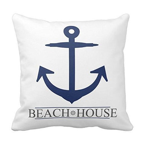 Generic Custom Nautical Beach House Anchor pillow. Navy B... https://www.amazon.co.uk/dp/B016OPDYZ2/ref=cm_sw_r_pi_dp_U_x_z7-CCbJQ3CXEV Kids Nautical Bedding, Modern Decorative Pillows, Nautical Pillow, Anchor Pillow, Nautical Pillows, Decorative Pillow Cases, Cushion Covers, Pillow Inserts, Pillowcase