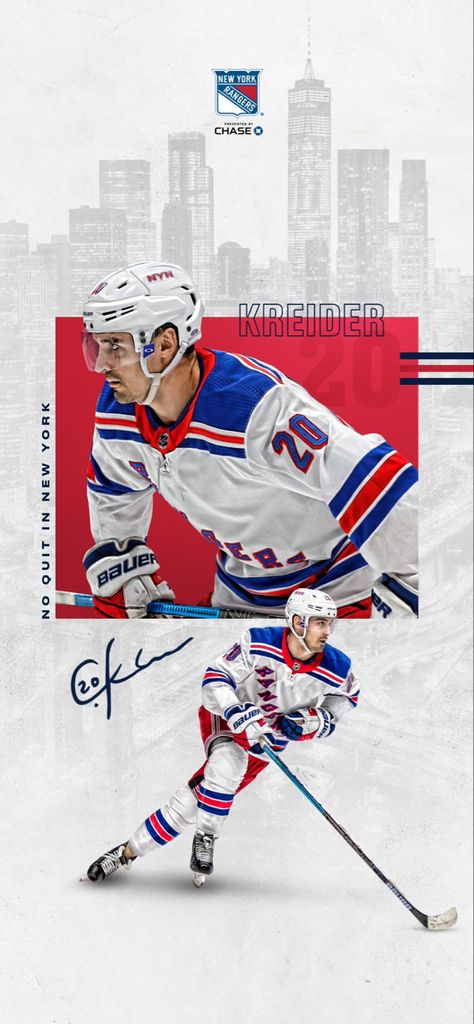 Hockey Social Media, Hockey Graphic Design, Athletic Illustration, Hockey Graphics, Gameday Graphics, Chris Kreider, 2023 Board, Ranger Sport, Hockey Design