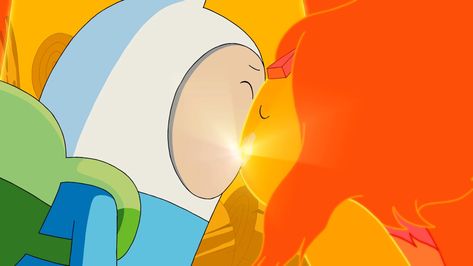 Finn And Flame Princess, Flame Princess And Finn, Adventure Time Flame Princess, Fire Princess, Flame Princess, Adventure Time Finn, Love Is Sweet, Adventure Time, Art Inspo