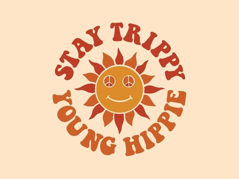 Hippie Logo, Hippie Font, Desain Merek, Branding Images, Hippie Designs, Apparel Branding, Hippie Wallpaper, Shirt Print Design, Retro Font