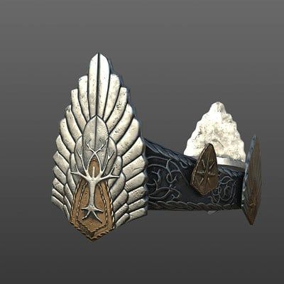 ArtStation - Númenóreans in Exile Crown Of Gondor, Dol Amroth, King Aragorn, After The Fall, Replica Prop, Lord Of The Rings, Tolkien, Classic Art, Lion Sculpture