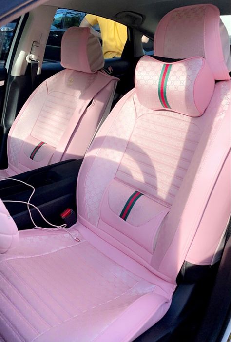 Pink Car Decor, Pink Car Interior, Purple Dorm, Pink Car Accessories, Hello Kitty Car, Girly Car Accessories, Girly Car, Dream Cars Jeep, Lux Cars