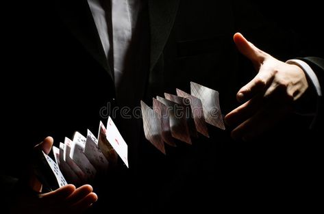 Playing-card trick. A man showing a playing-card trick , #sponsored, #trick, #card, #Playing, #playing, #showing #ad Playing Card Tricks, Photo Playing Cards, Cool Magic Tricks, Learn Magic, Easy Magic Tricks, Easy Magic, Sleight Of Hand, Magic Show, Card Tricks