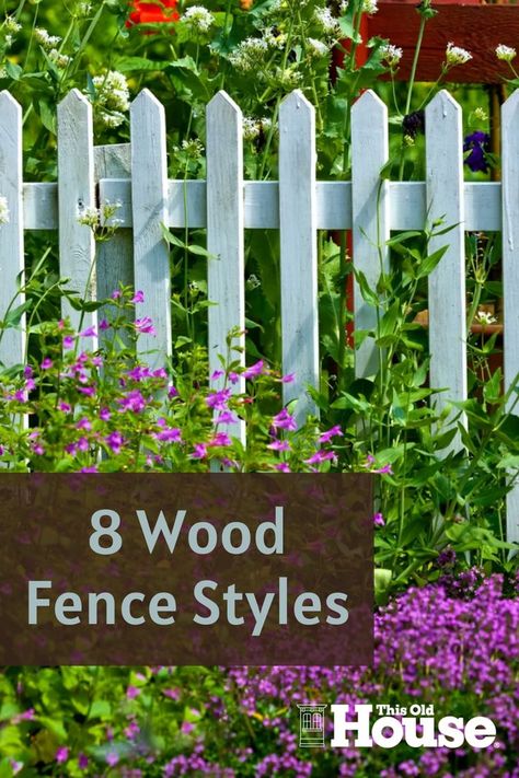 Picket Fence Around Garden, Wood Picket Fence Ideas Front Yard, Picket Fence Garden Border, Pocket Fence Ideas, Gardens With Fences, Garden Wood Fence Ideas, Garden Fence Wood, Cottage Style Fence, Picket Fences Ideas