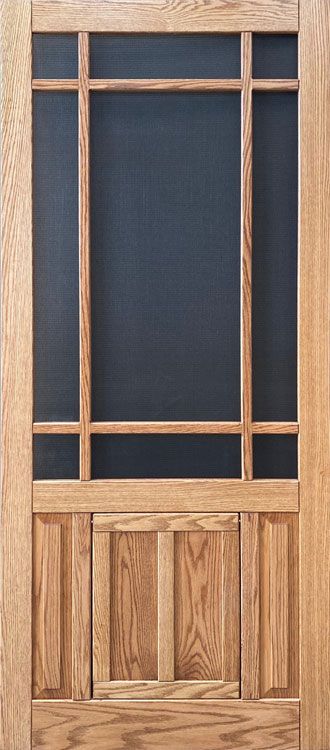 Coppa Woodworking - Wood Screen Doors Screen Porch Panels, Ancestral House, Wood Screen Doors, Wood Storm Doors, Dog Doors, Wood Screen Door, Diy Screen Door, Porch Design Ideas, Stainless Steel Screen