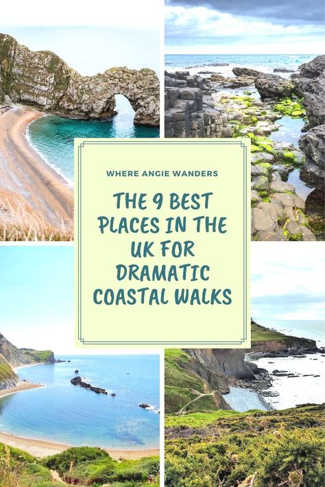 9 Best UK Coastal Walks Around the Most Dramatic UK Coastlines Uk Hikes, Uk Roadtrip, Uk Walks, Road Trip Uk, England Travel Guide, Best Beaches To Visit, Uk Beaches, United Kingdom Travel, Hiking Destinations