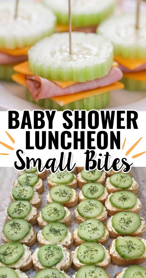 Finger Foods For Small Gathering, Baby Shower Salad Ideas, Baby Shower Foods Girl, Gluten Free Baby Shower Food, Girl Baby Shower Food Ideas, Meditrain Diet, Luncheon Food Ideas, Girl Baby Shower Food, Baby Shower Brunch Food Ideas