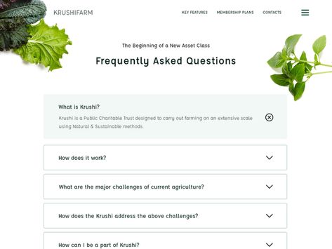 FAQ: Krushi Farm by Ankit Mishra on Dribbble Brand Identity Design Logo Inspiration, Virtual Reality Design, Best Presentation Templates, Event Website, Ui Design Website, Logo Design Process, Corporate Presentation, Identity Design Logo, Website Design Layout