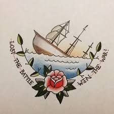 I'm bringing my sinking ship back to the shore. Sinking Boat Tattoo, Sinking Ship Art, Sinking Tattoo, Sinking Ship Drawing, Sinking Ship Tattoo, Boat Tattoos, Paramore Tattoo, Traditional Ship Tattoo, Ship Tattoos