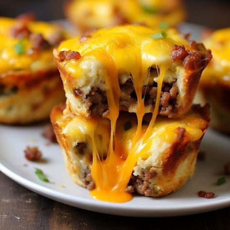 Muffin-sized Cheeseburgers: The Ultimate Kid-Cooking Adventure! Hey, lovely readers! Cheeseburger Muffin Cups: A Wholesome Twist on a Family Favorite Hey there, culinary comrades and little chefs in training! Today, we're going to take a classic favorite out of the bun and into the muffin tin with our scrumptious Cheeseburger Muffin Cups. #beef #budget #cheeseburger #cookingwithchildren #dinner #easydinner #quick #quickweeknight https://kiddocooks.com/cheeseburger-muffin-cups/ Burger Cups Muffin Tins, Bisquick Muffins, Cheeseburger Muffins, Kid Cooking, Mini Cheeseburger, Bacon Muffins, Biscuit Cups, Cheeseburger Pie, Beef Bacon