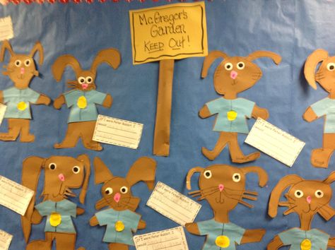 Peter Rabbit Bulletin Board, Bulletin Boards Theme, Gardening Activities, Fun Friday, Food Groups, Rabbit Food, Children's Literature, Good Friday, Peter Rabbit