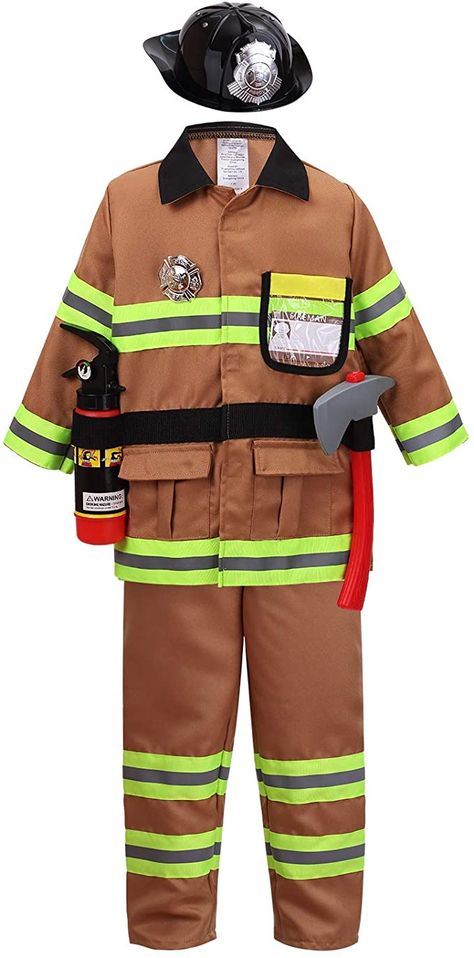 Glow Costume, Fireman Outfit, Fireman Costume, Firefighter Tattoo, Girl Firefighter, Firefighter Costume, Firefighter Wedding, Firefighter Decor, Onesie Costumes