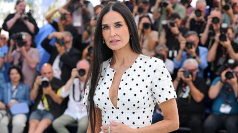 Demi Moore, 61, stuns in river photo with her granddaughter Female Navy Seal, River With Friends, Nine Months Pregnant, Vanity Fair Cover, Latest Horror Movies, Vanity Fair Covers, Newest Horror Movies, Best Actress Award, Cut Her Hair