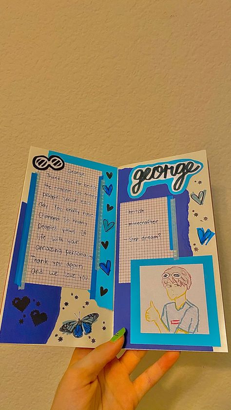 Dsmp Journal, Mcyt Crafts, Dsmp Crafts, Cute Bullet Journal Ideas, Bullet Journal Ideas For Beginners, Journal Ideas For Beginners, Bullet Journal Ideas, Art Journal Therapy, Dream Book