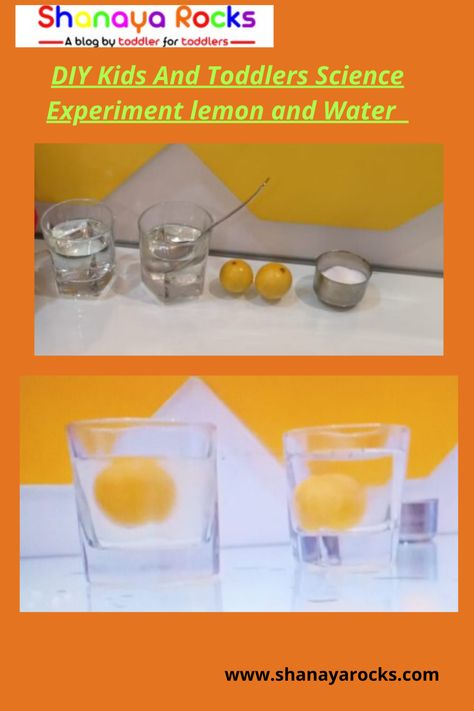 Today, we will be doing a very interesting Science Activity which is the density experiment. Here we will see how adding a salt changes the density of water which we can check by dipping lemon in it.  #preschool #learningthroughplay #preschoolart #invitationtoplay #toddleractivities #kidsactivities #playmatters #totschool #kidscrafts #preschooler #prek #toddlercrafts #busytoddler #toddlerplay #kindergarten #playathome Density Experiment, Water Science Experiments, Toddler Science Experiments, Water Experiments, Science For Toddlers, At Home Science Experiments, Science Activity, Invitation To Play, Diy Toddler