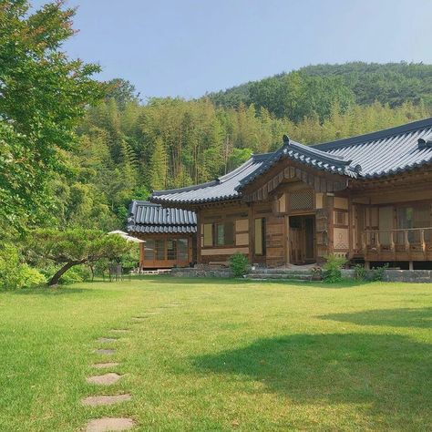 Green Scenery Aesthetic, Forest Cottage Aesthetic, Korean Nature, Forest Picnic, Scenery Forest, Garden Forest, Travel People, Beautiful Places In Japan, Japanese Countryside