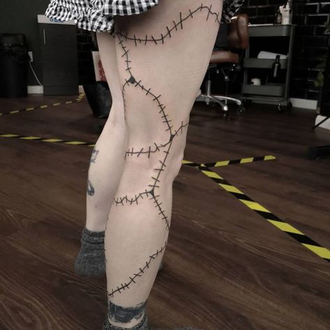 Stitches Arm Tattoo, Stitched Arm Tattoo, Stitched Tattoo Design, Stitch Work Tattoo, Arm Stitches Tattoo, Stitch Arm Tattoo, Hand Tattoos Stitches, Stitch Hand Tattoo, Oc With Stitches